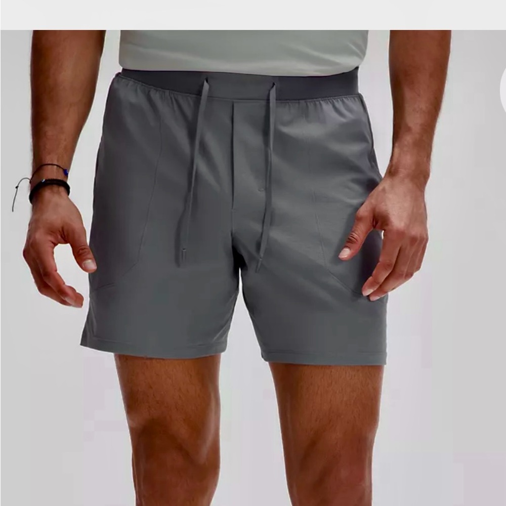 lululemon athletica Light Grey Athletic Shorts
